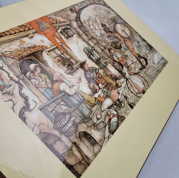 Vtg Anton Pieck One Man Band Picture - Donald Art Co NY - Picture 6 of 15